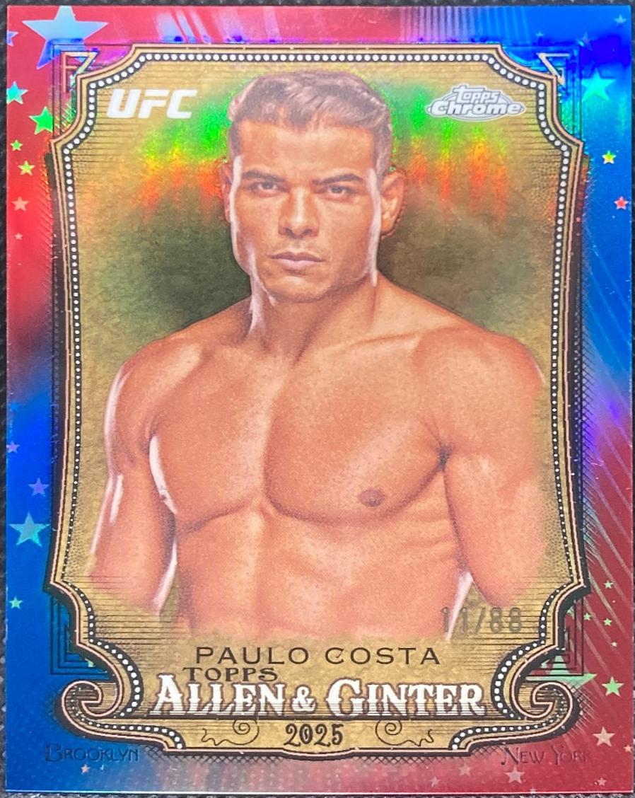 Paulo Costa [Red White Blue Refractor] #AAG-14
