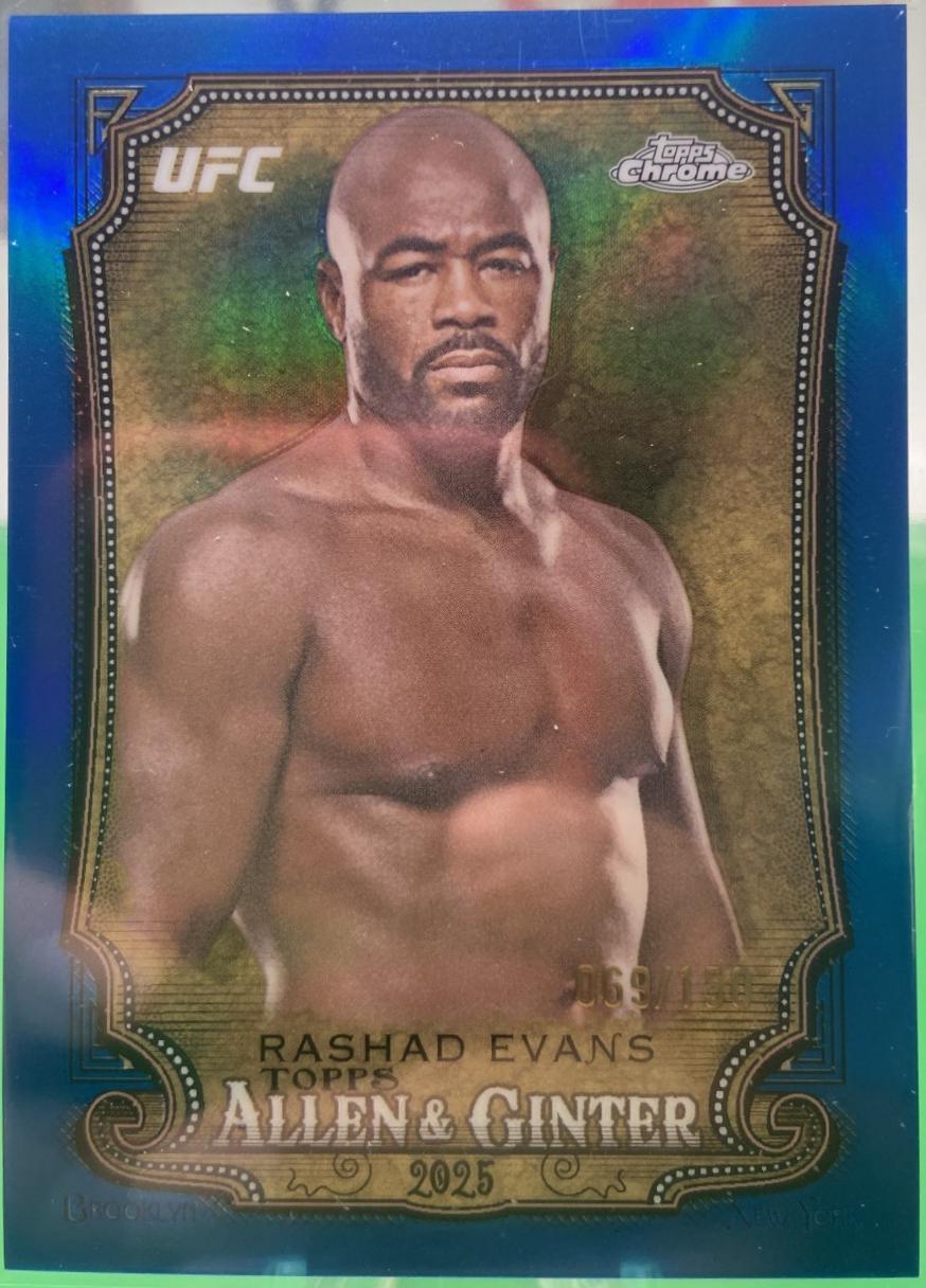 Rashad Evans [Blue Refractor] #AAG-2