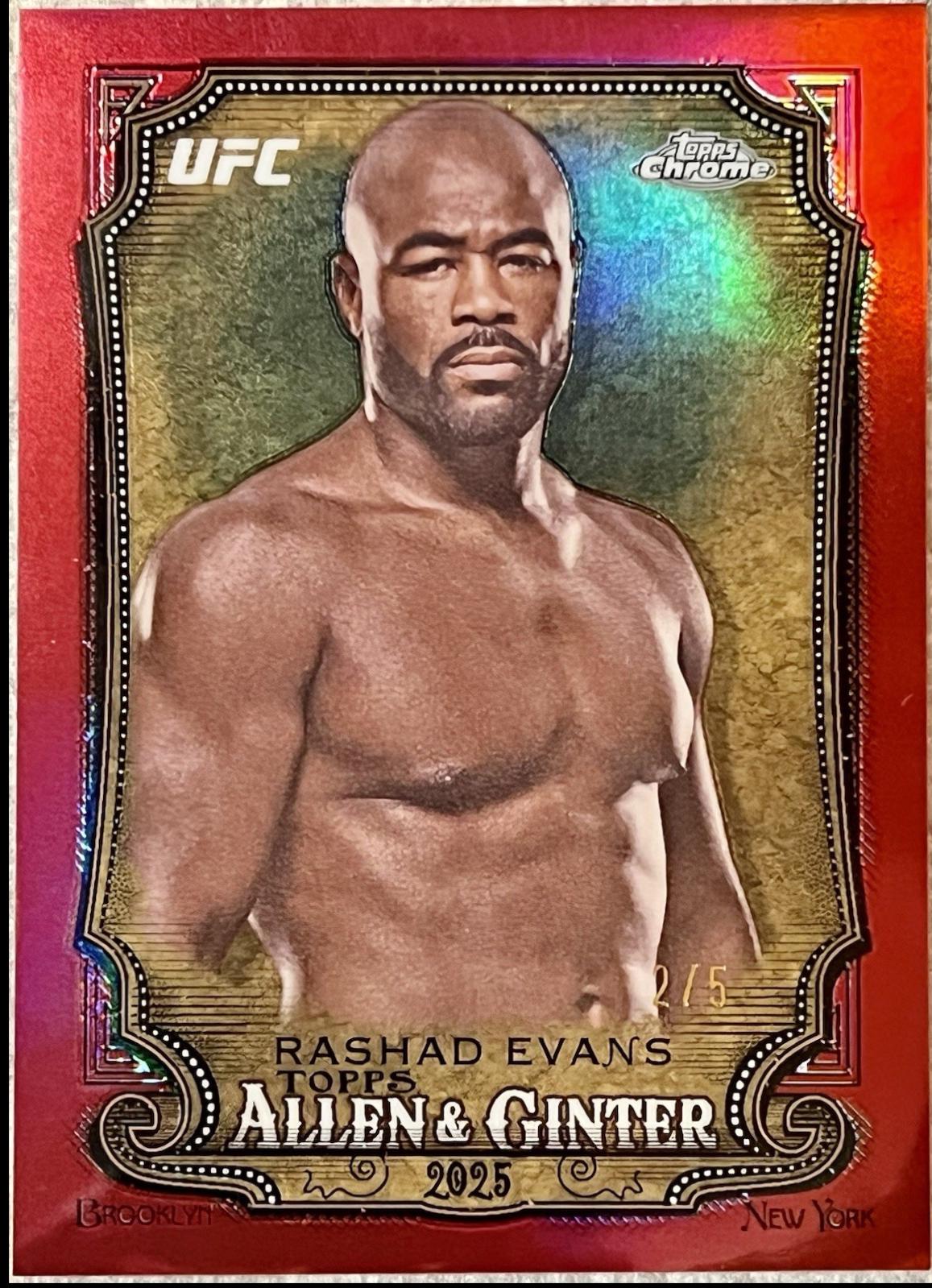 Rashad Evans [Red Refractor] #AAG-2