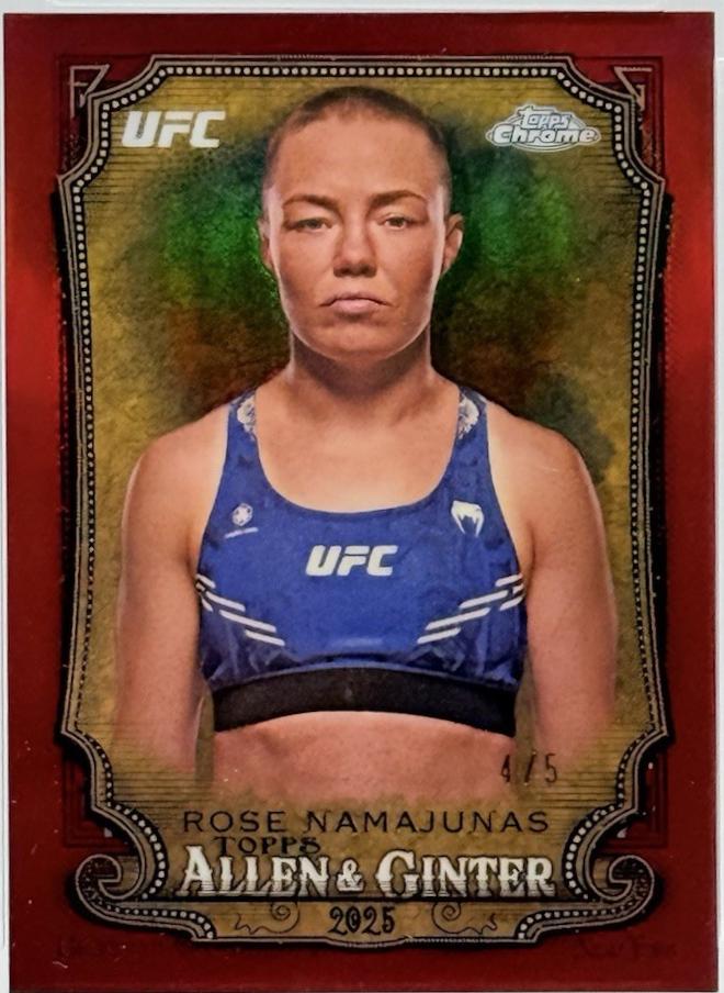 Rose Namajunas [Red Refractor] #AAG-27