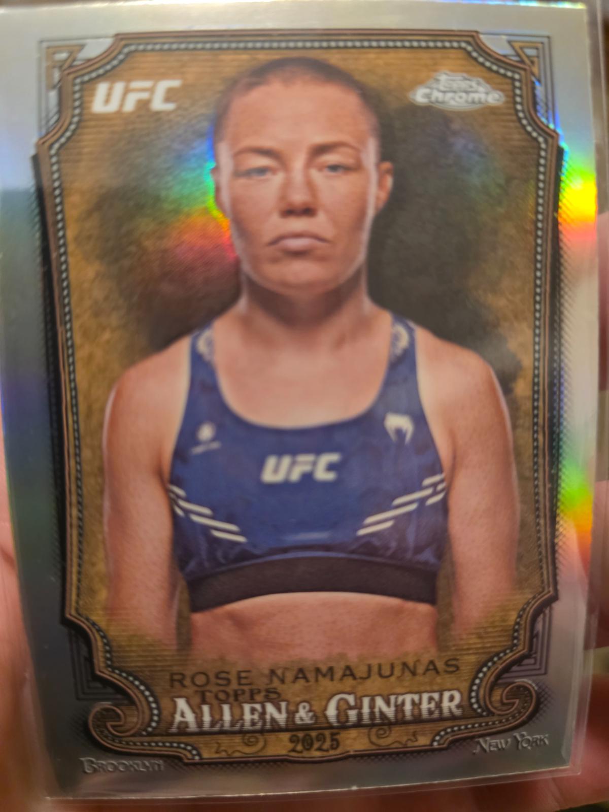 Rose Namajunas [Refractor] #AAG-27
