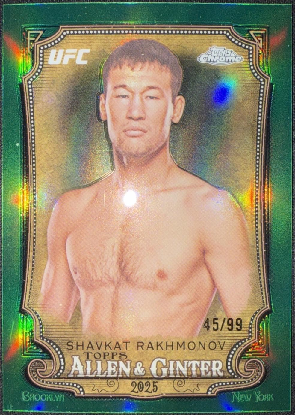 Shavkat Rakhmonov [Green Refractor] #AAG-7