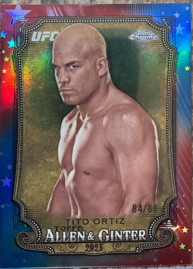 Tito Ortiz [Red White Blue Refractor] #AAG-25