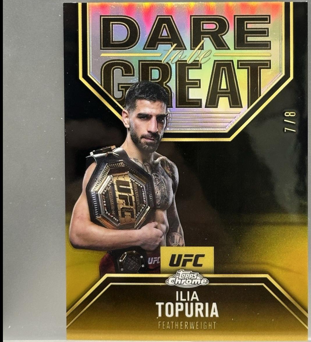 Ilia Topuria [Black Gold Refractor] #DBG-6