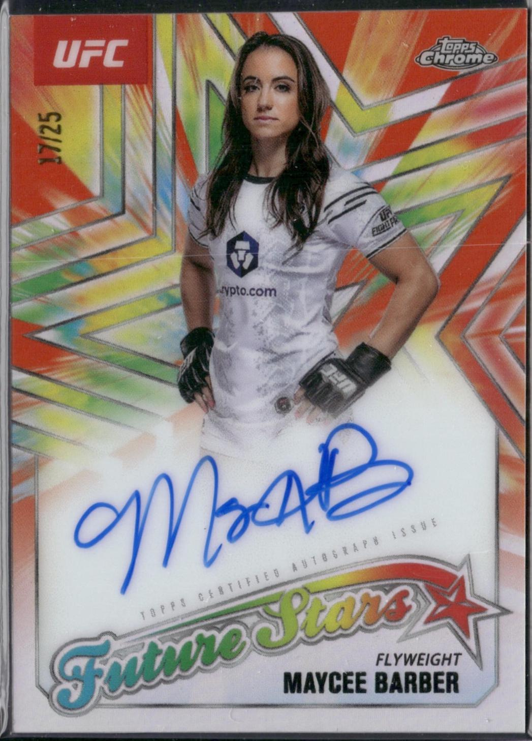 Maycee Barber [Orange Refractor] #FSA-MR