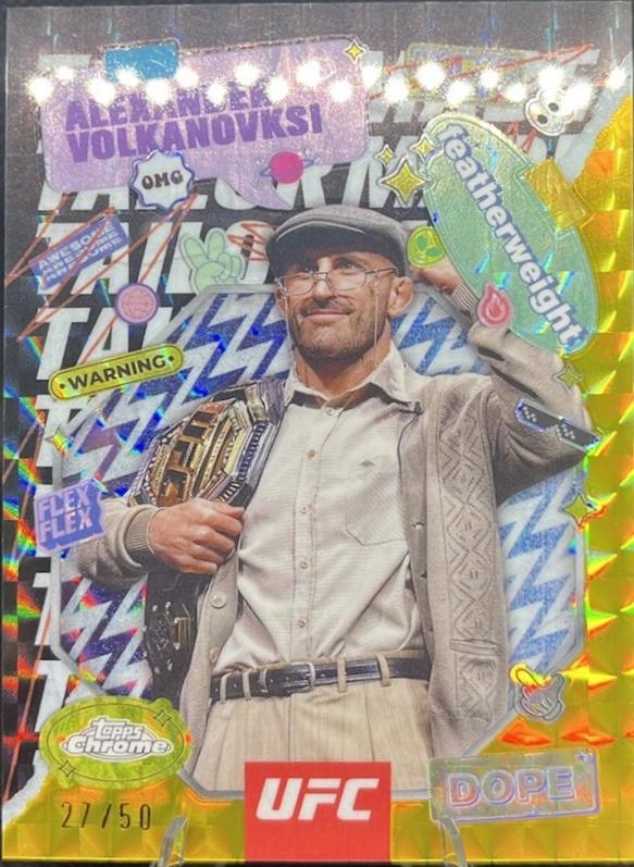 Alexander Volkanovksi [Geometric Gold Refractor] #TRM-3