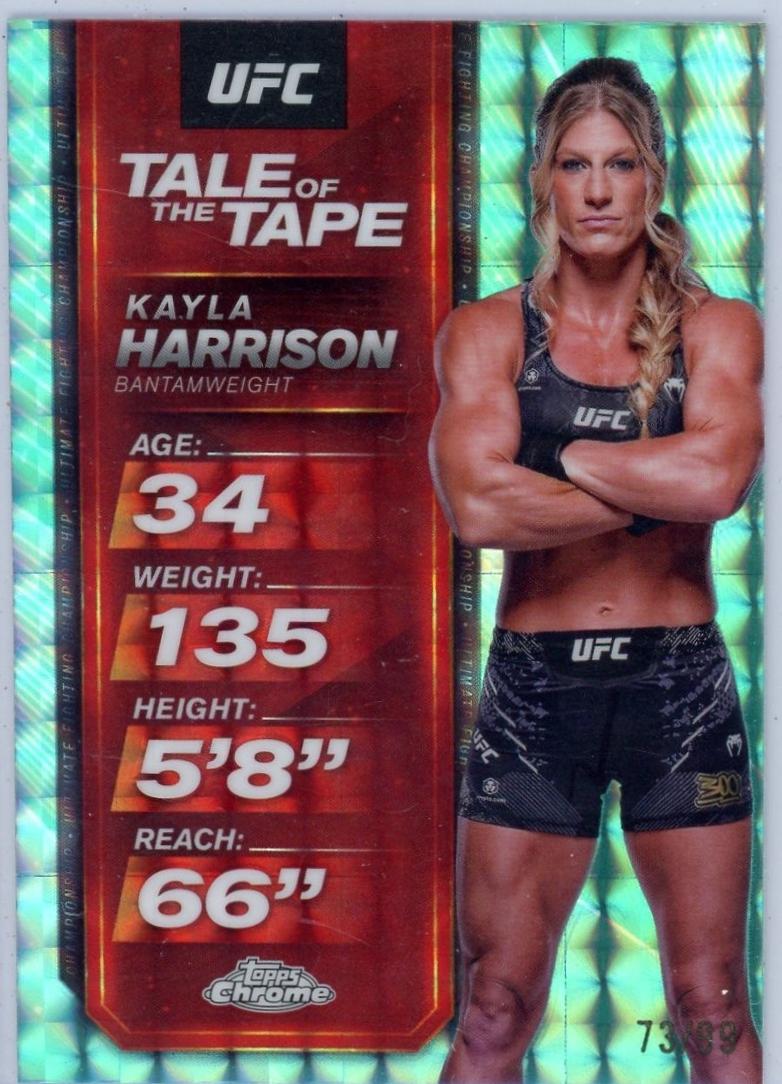 Kayla Harrison [Geometric Aqua Refractor] #TTT-7