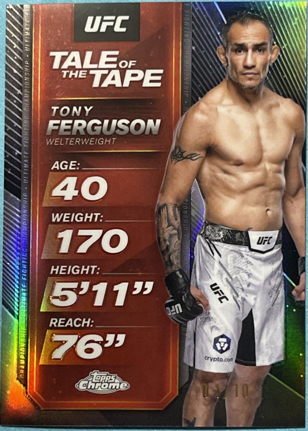 Tony Ferguson [Black Refractor] #TTT-10