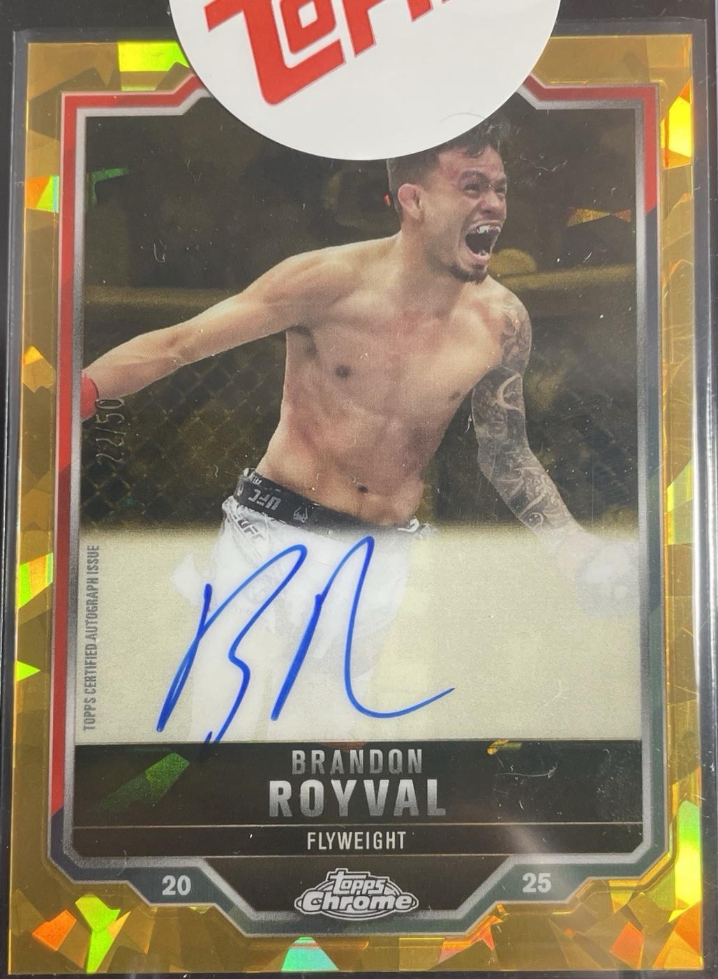 Brandon Royval [Gold Refractor] #CVA-BR