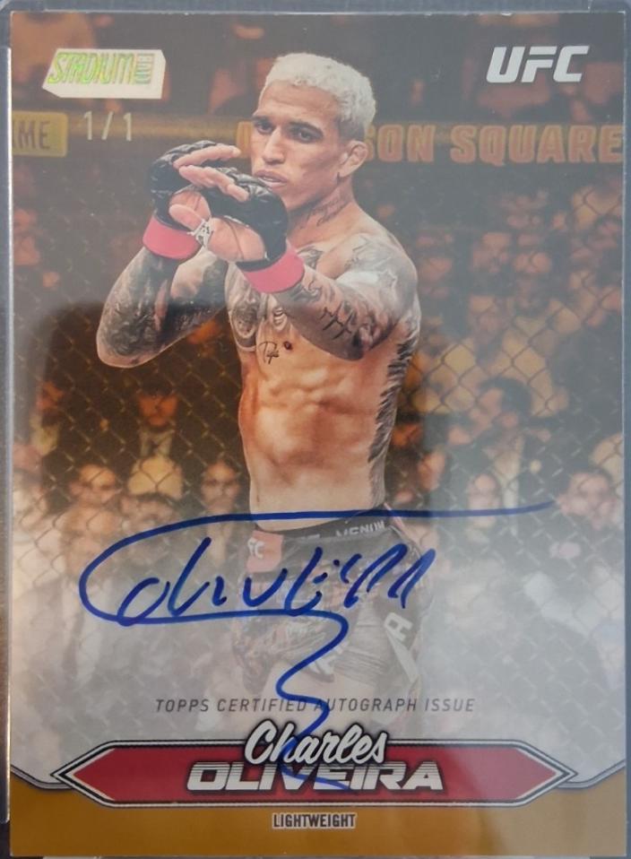 Charles Oliveira [Gold Rainbow] #BCA-COA