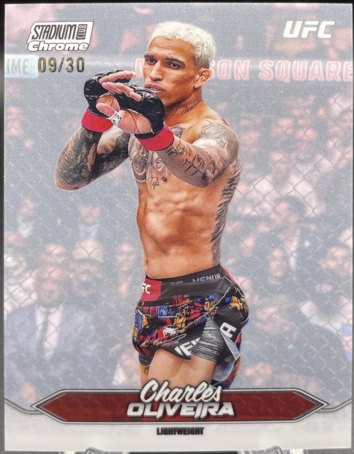 Charles Oliveira [Pearl White Refractor] #C-36