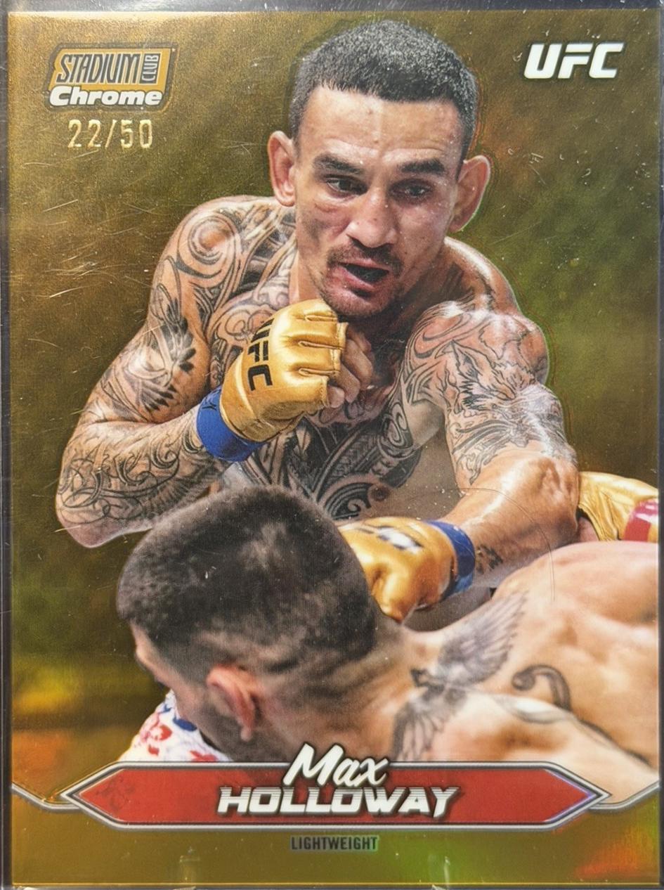 Max Holloway [Gold Refractor] #C-10