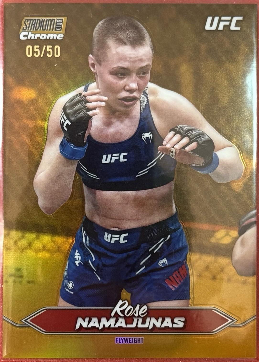 Rose Namajunas [Gold Refractor] #C-47