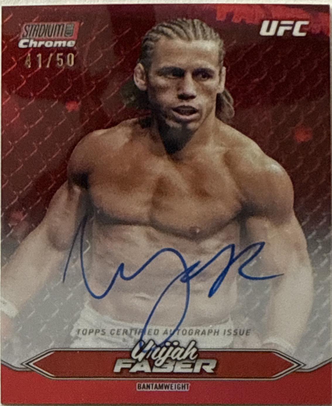 Urijah Faber [Red] #CAS-UFR