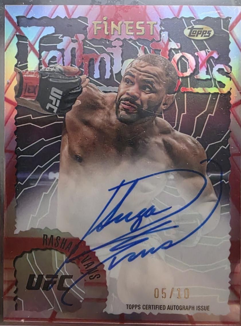 Rashad Evans [Red Black Vapor Refractor] #IA-RES