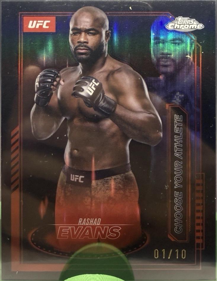 Rashad Evans [Black Refractor] #MCL-2