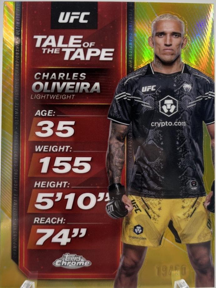 Charles Oliveira [Gold Refractor] #TTT-4
