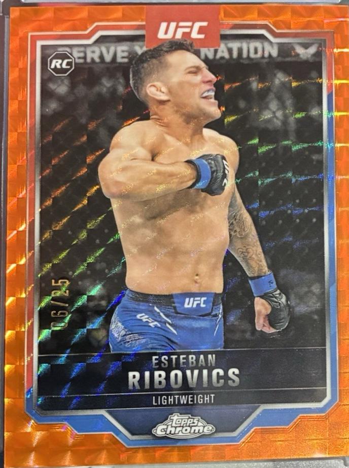 Esteban Ribovics [Orange Geometric Refractor] #75