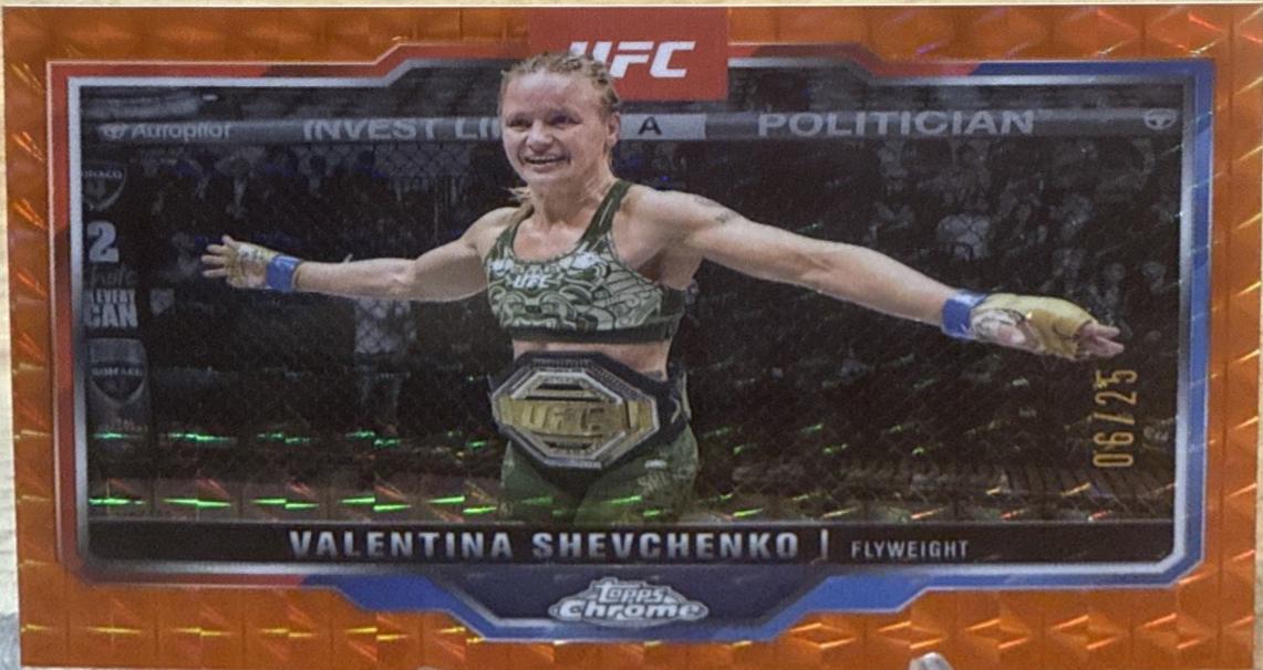 Valentina Shevchenko [Orange Geometric Refractor] #166