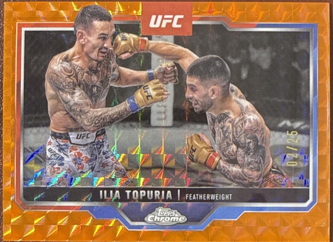 Ilia Topuria [Orange Geometric Refractor] #43