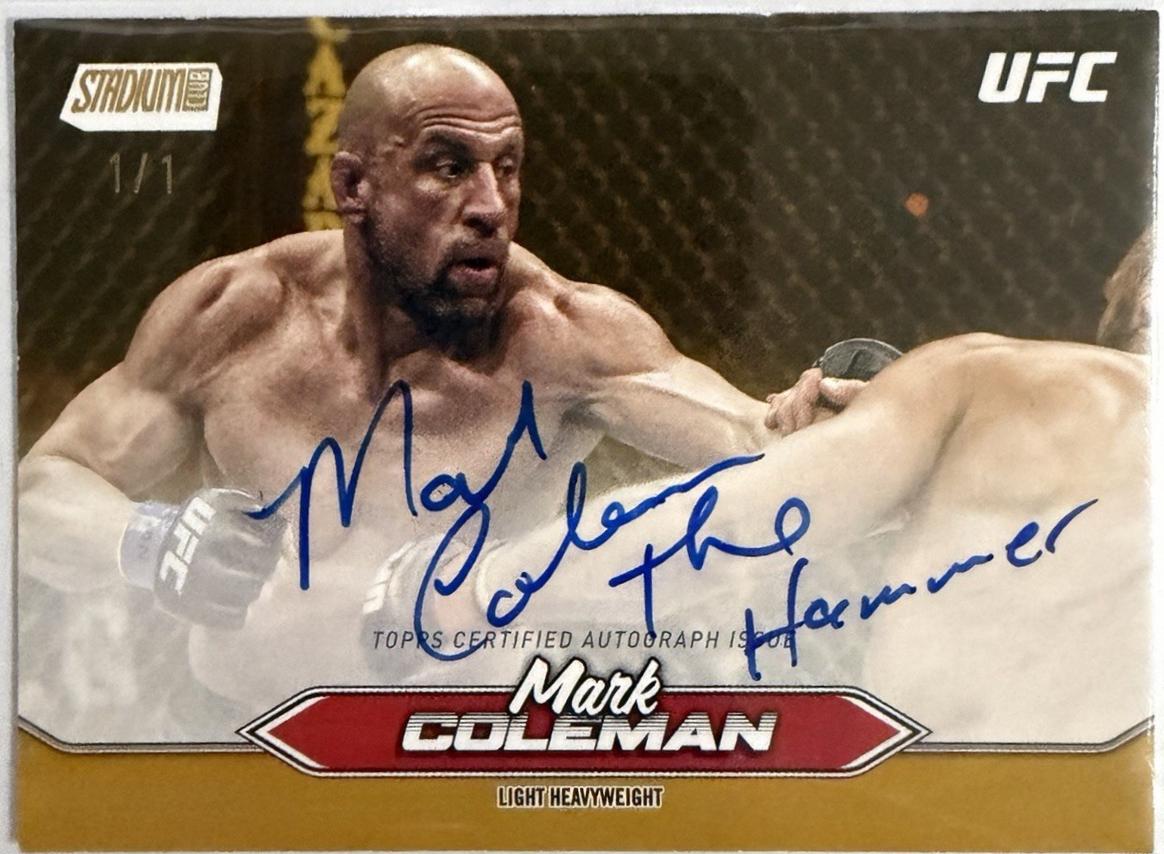 Mark Coleman [Gold Rainbow] #BCA-MCN