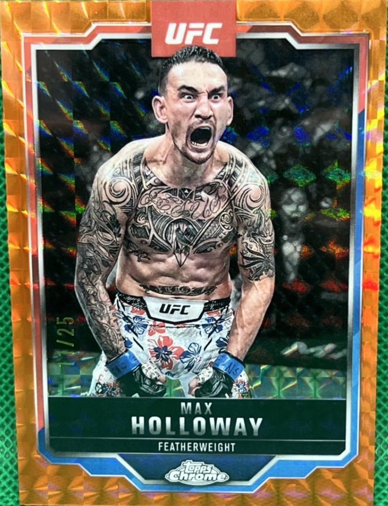 Max Holloway [Orange Refractor] #100