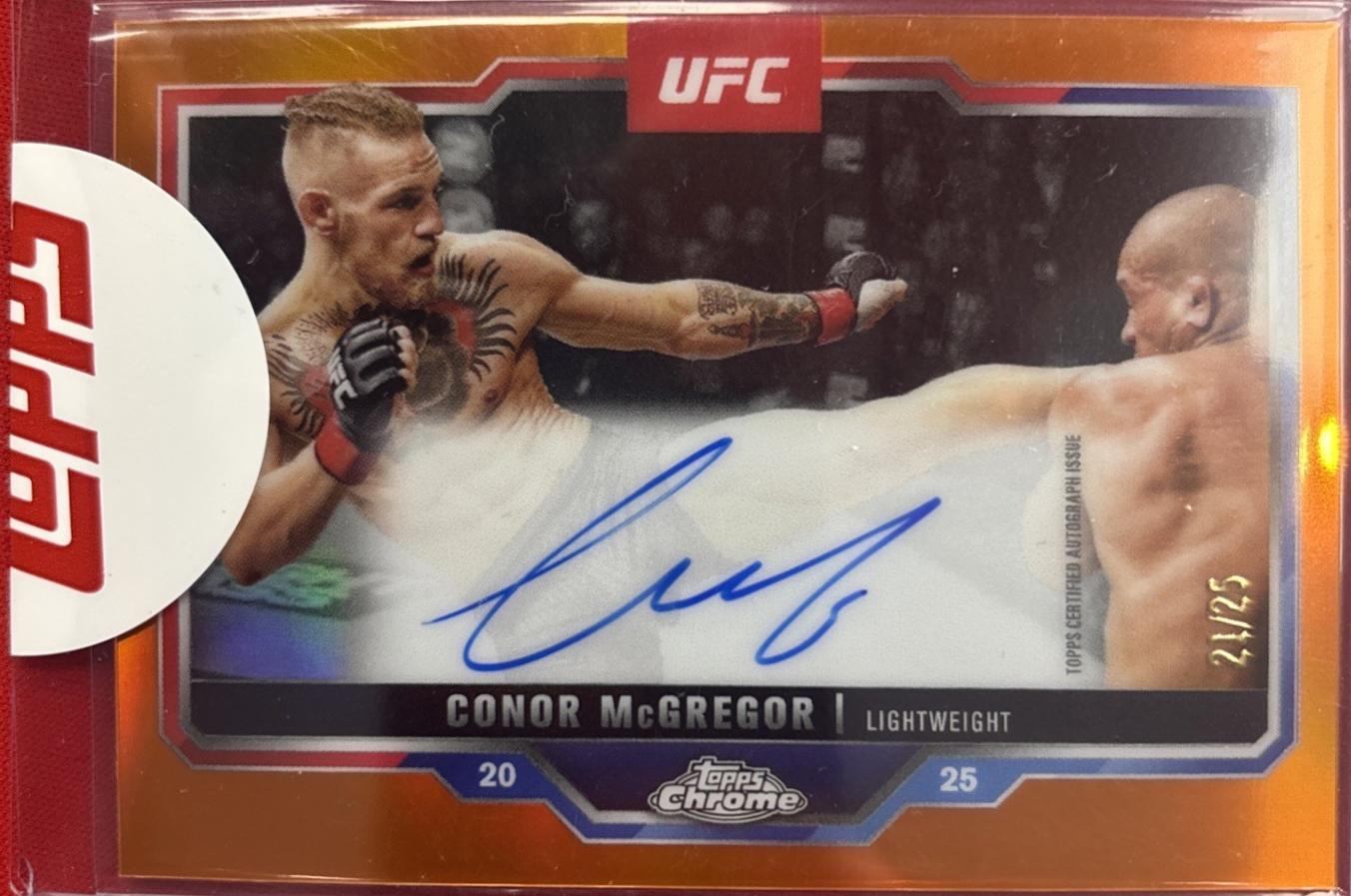 Conor McGregor [Orange Refractor] #CVA-CM