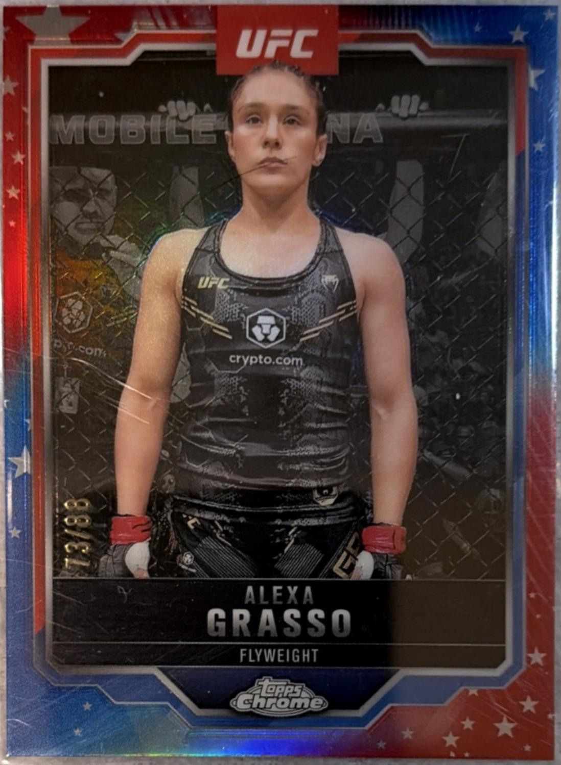 Alexa Grasso [Red White Blue Refractor] #14