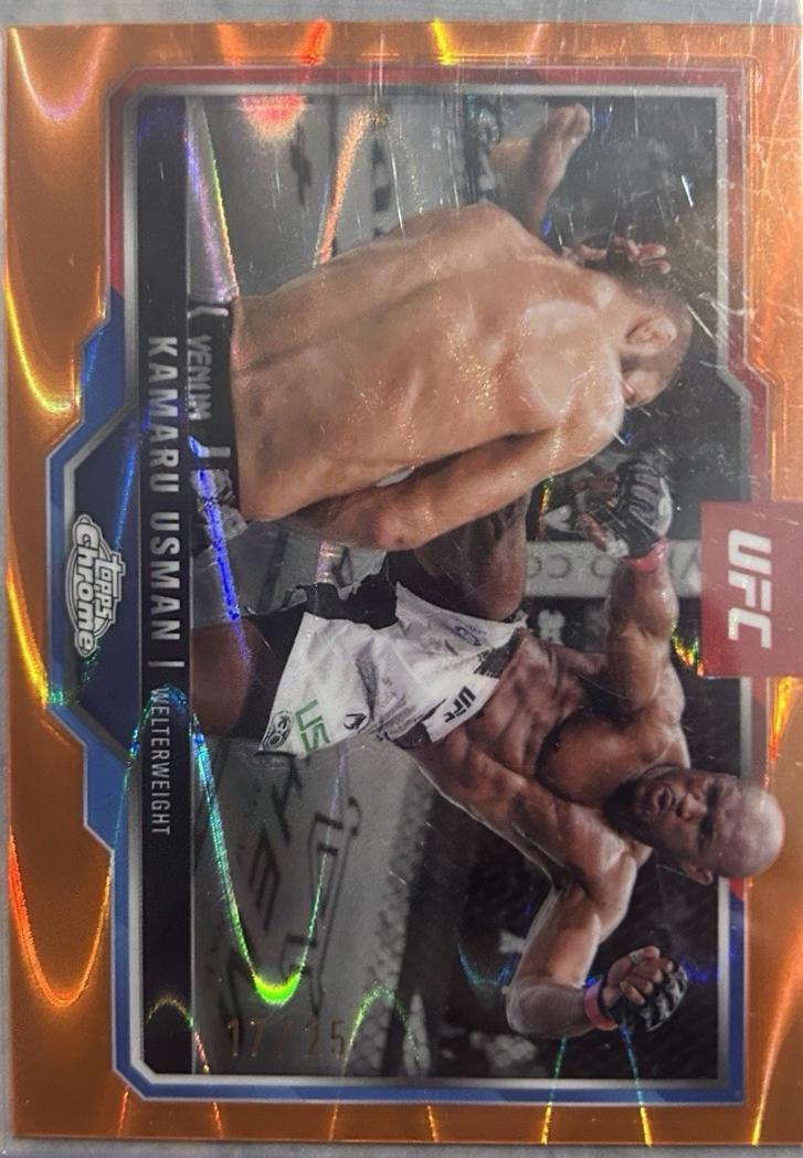 Kamaru Usman [Orange Refractor] #27