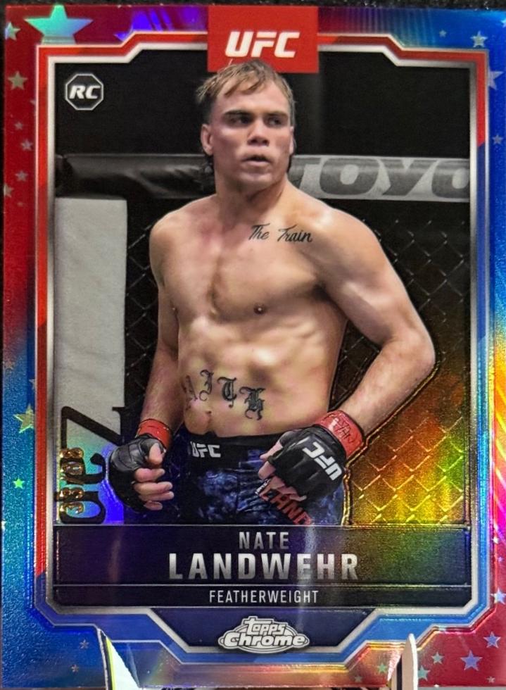 Nate Landwehr [Red White Blue Refractor] #85
