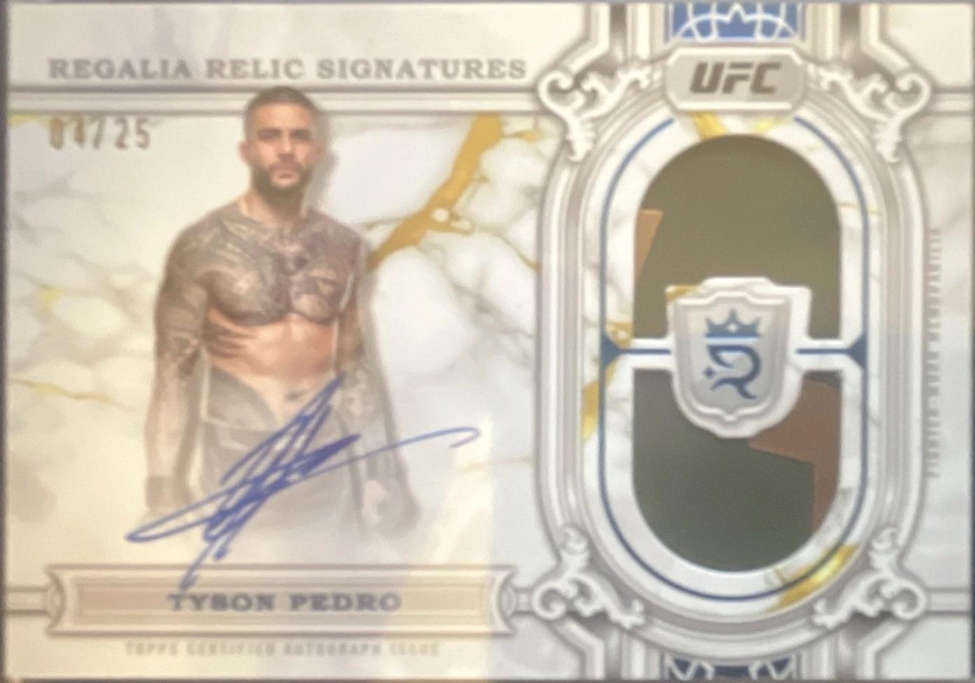 Tyson Pedro [Blue] #RRS-TPO