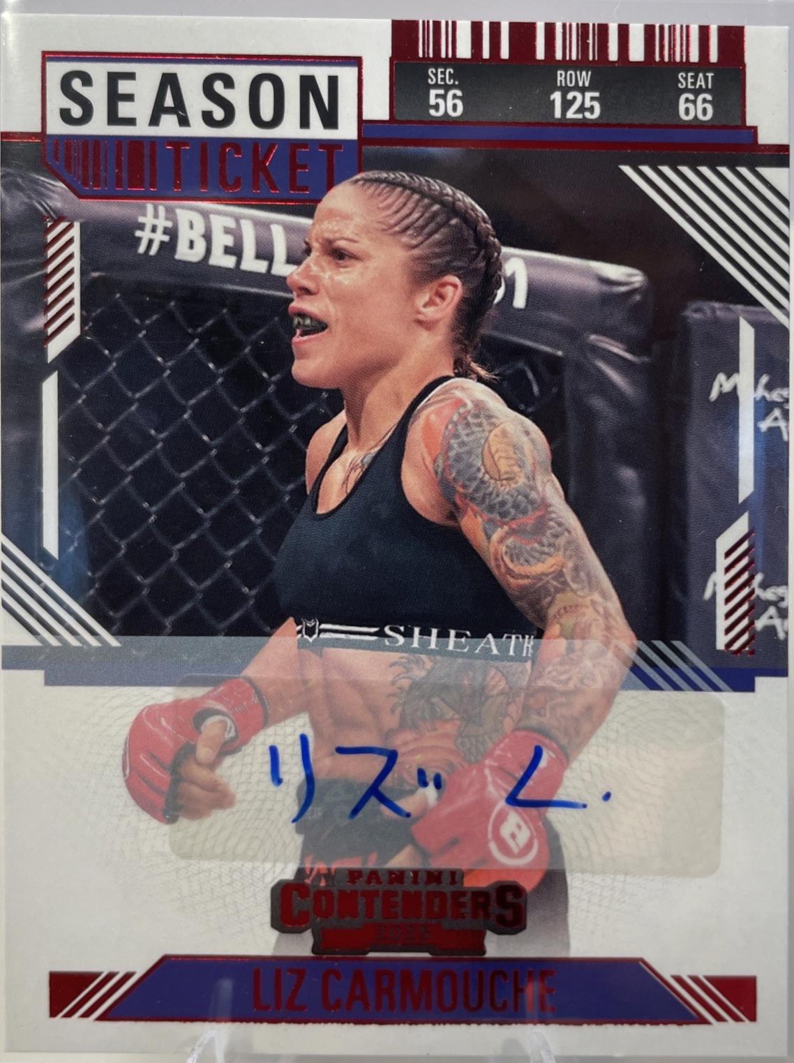 Liz Carmouche [Red Season Ticket Signature] #25