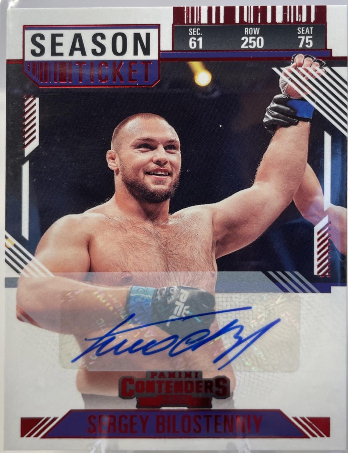 Sergey Bilostenniy [Red Season Ticket Signature] #89