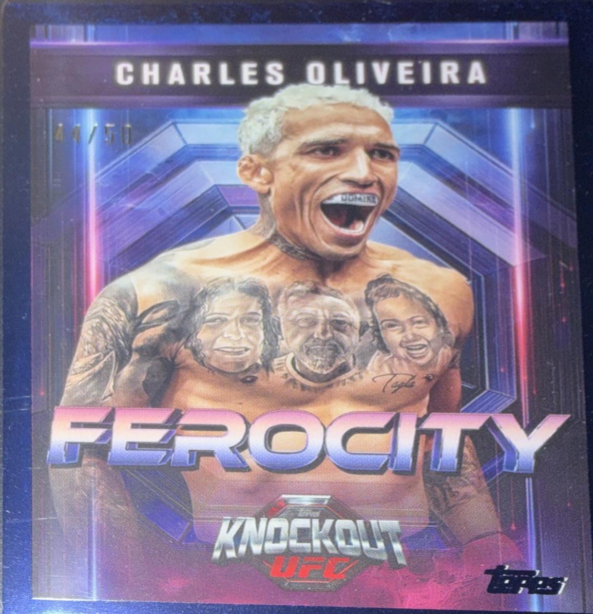 Charles Oliveira [Blue] #FE-7