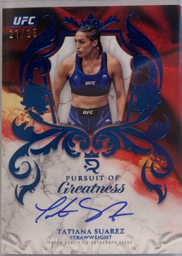 Tatiana Suarez [Blue] #POG-TS