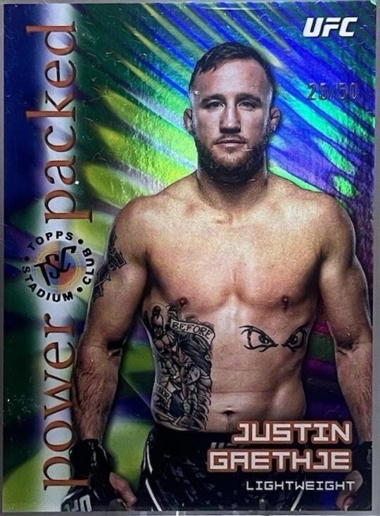 Justin Gaethje [Green] #PD-4