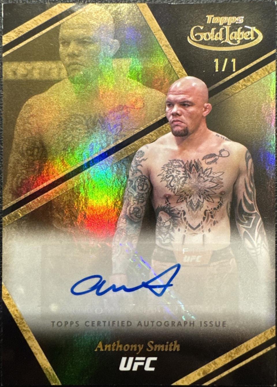 Anthony Smith [Gold] #AUA-ASH