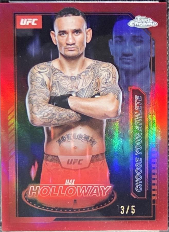 Max Holloway [Red Refractor] #MCL-16