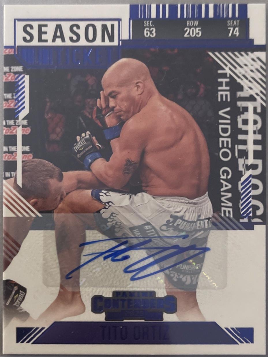 Tito Ortiz [Blue Season Ticket Signature] #5