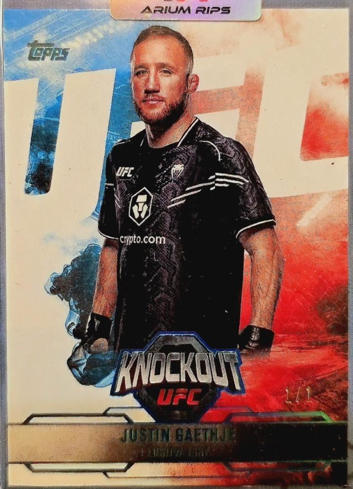 Justin Gaethje [Platinum] #88