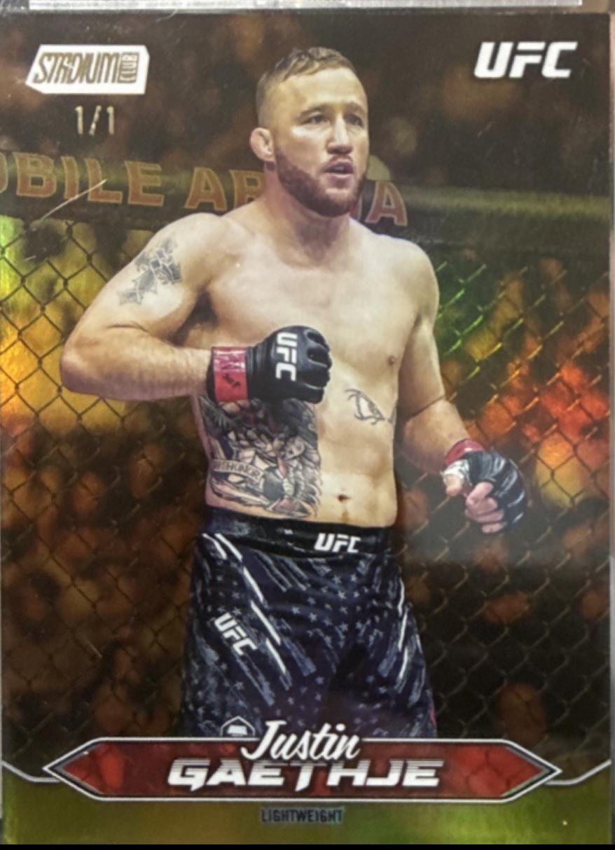 Justin Gaethje [Gold Rainbow] #155