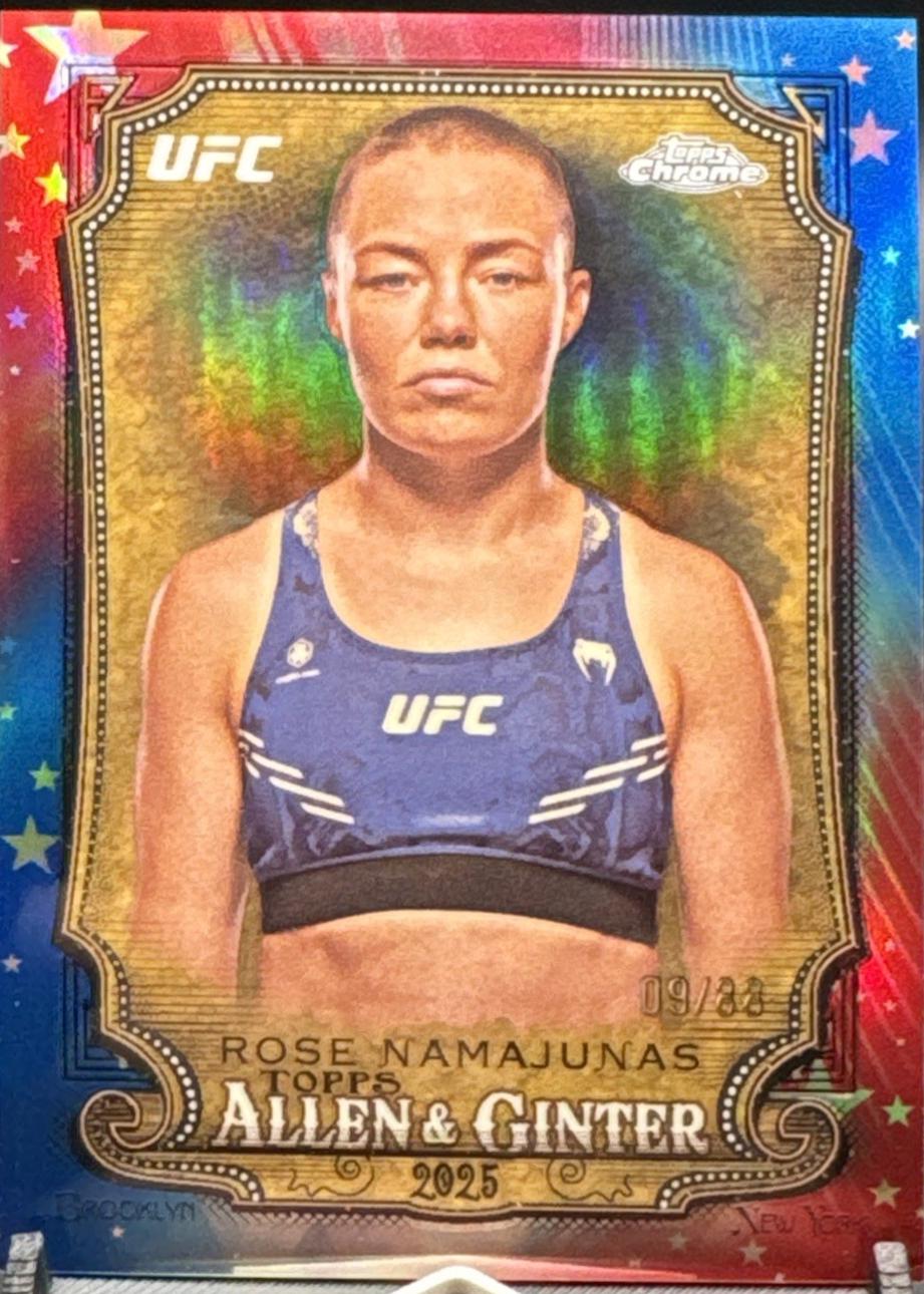 Rose Namajunas [Red White Blue Refractor] #AAG-27
