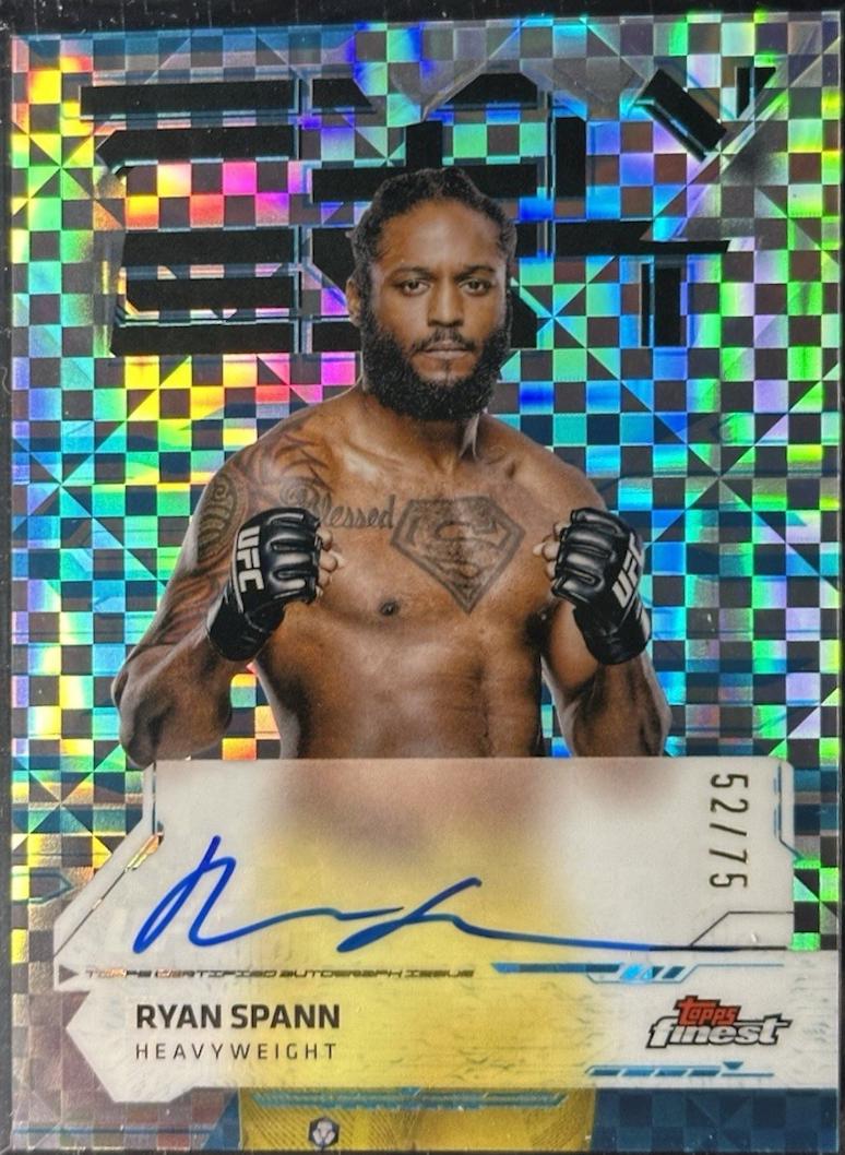 Ryan Spann [Blue Checkerboard Refractor] #FA-RS