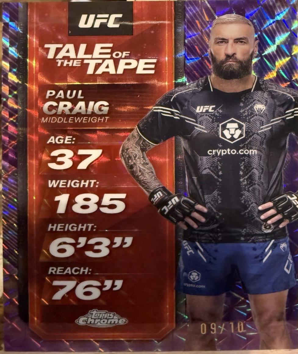 Paul Craig [Geometric Purple Refractor] #TTT-23