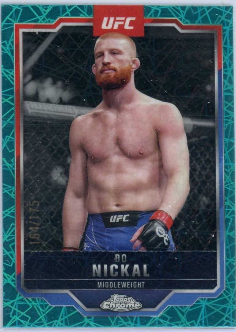 Bo Nickal [Aqua Refractor] #76