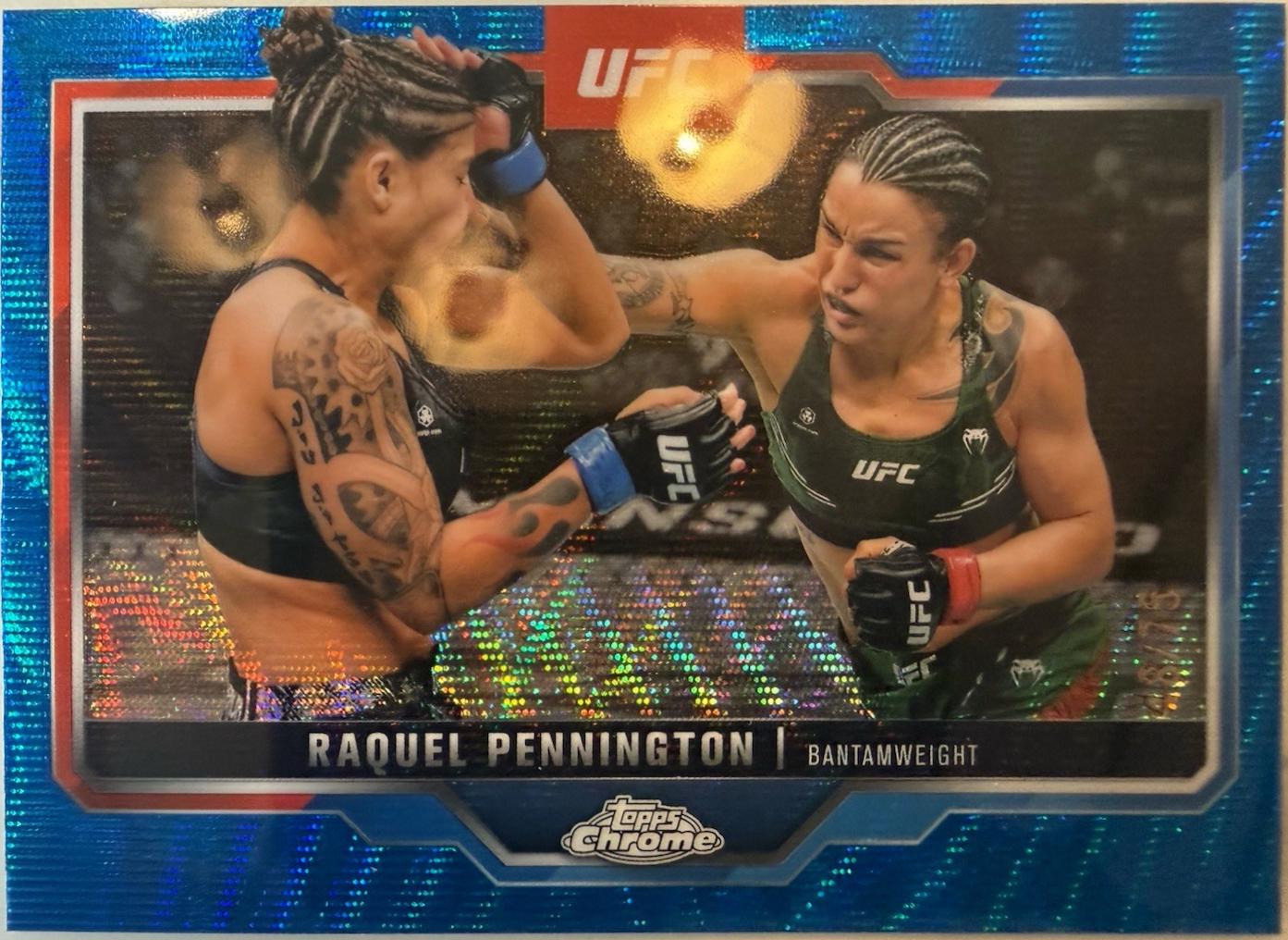 Raquel Pennington [Blue Wave Refractor] #156