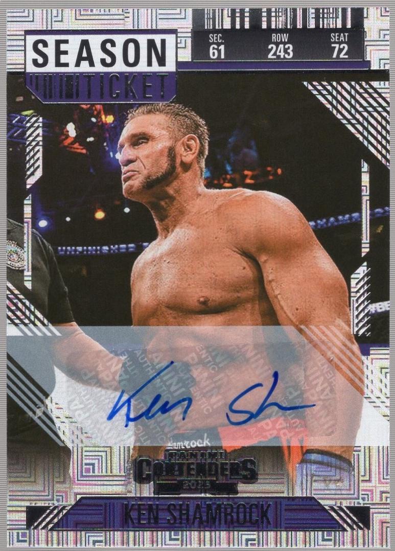 Ken Shamrock [Season Ticket Signature] #91