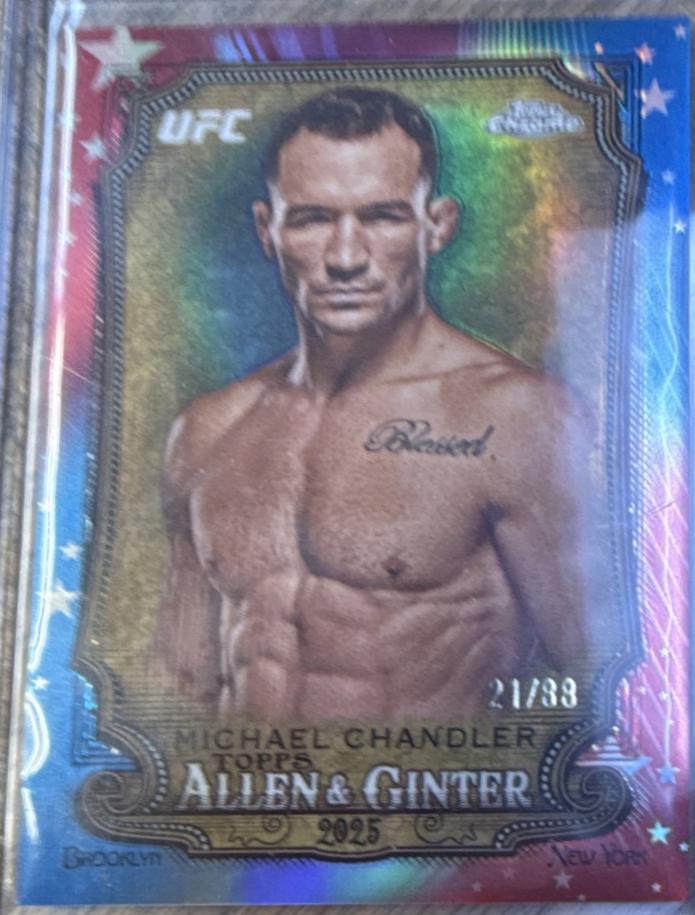 Michael Chandler [Red White Blue Refractor] #AAG-17