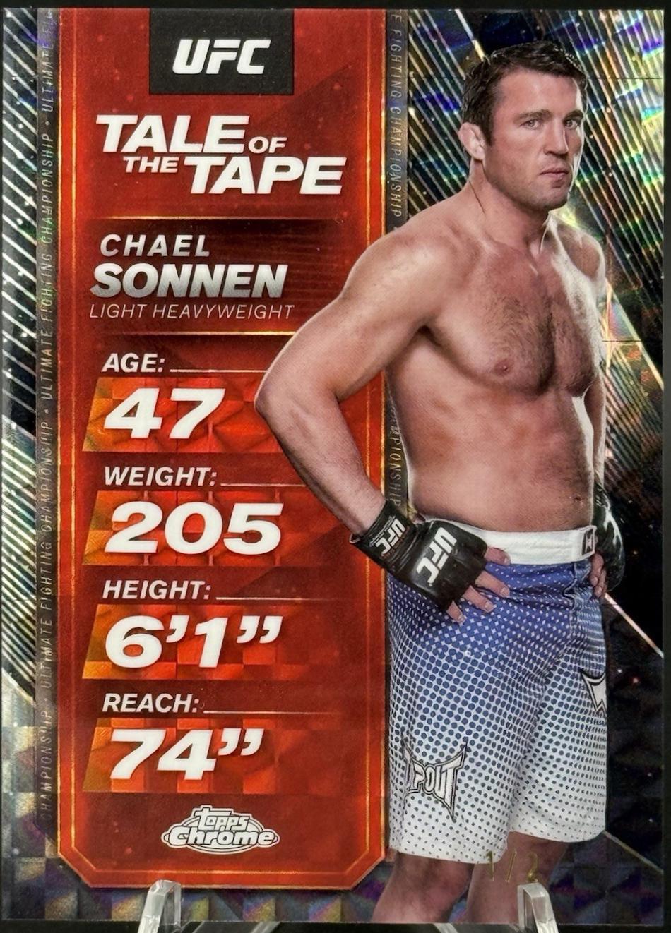 Chael Sonnen [Geometric Black Refractor] #TTT-25