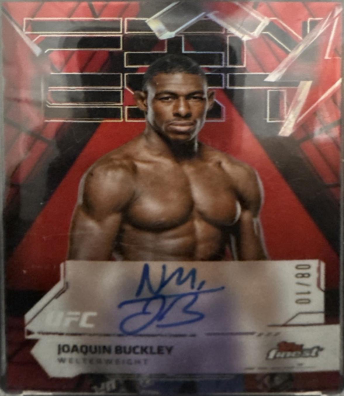 Joaquin Buckley [Red Black Vapor Refractor] #FA-JB